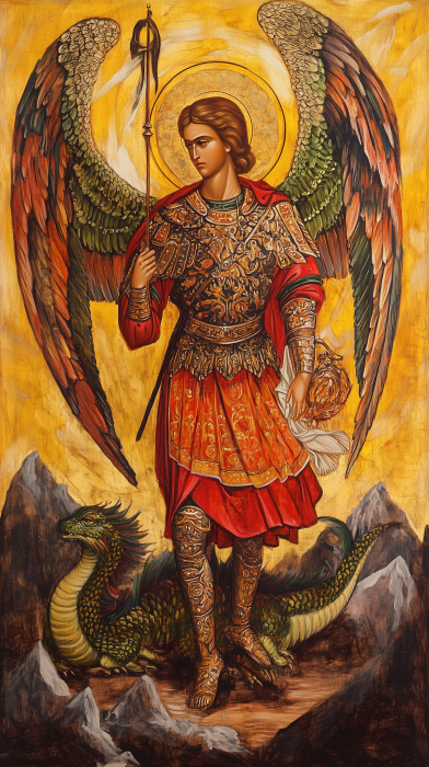 St. Michael Casts out the Dragon