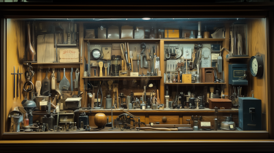 Vintage Hardware Store Window Display