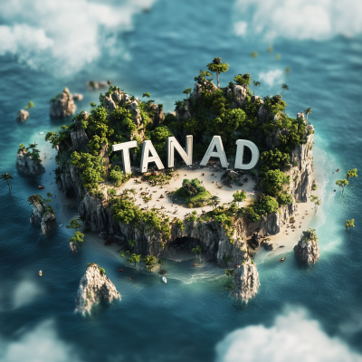 Island in Shape of TANAD