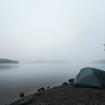 Foggy Shore Photography