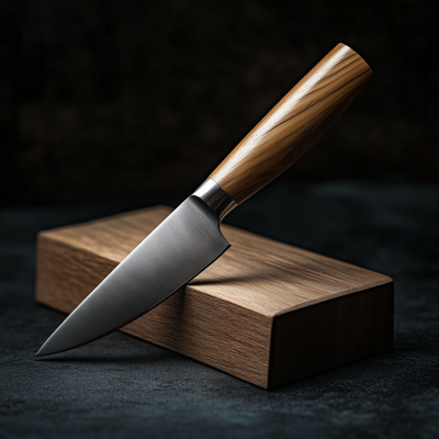 Wooden Knife Stand