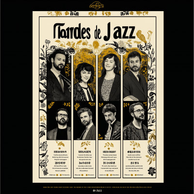 Vintage Jazz Music Poster