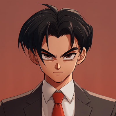 Dragon Ball Style Character Portrait