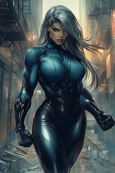 Female Super Villain Steel