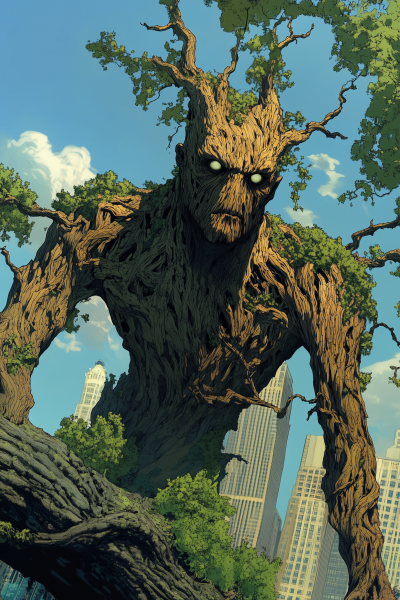 The Ent – Animated Tree Super Villain