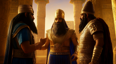 Mesopotamian Kings in Palace