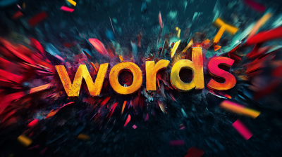 Deformation of the word “words”