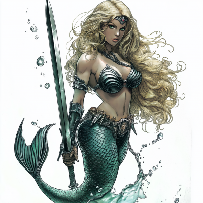 Mermaid Warrior