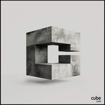 Cube Earth Architectural Firm Logo