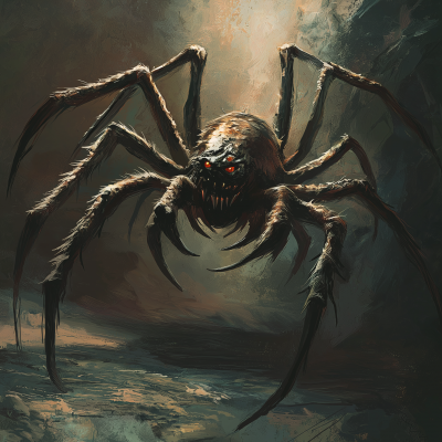 Spider-Scorpion Monster Art