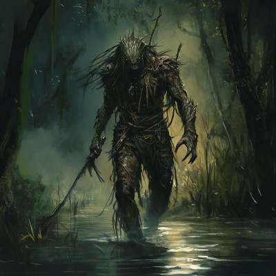 Dark Swamp Fantasy Art