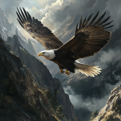 Majestic Eagle Soaring