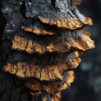 Chaga Closeup