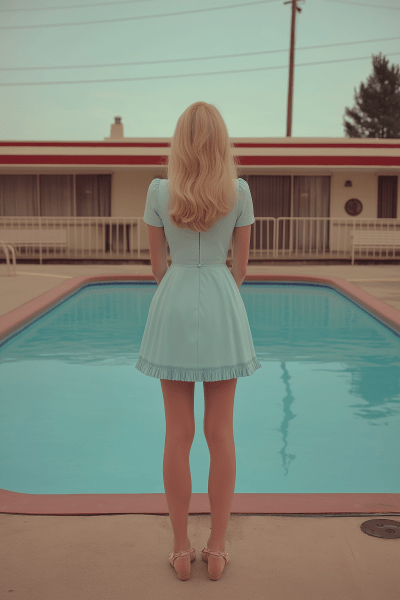 Symmetrical Composition by the Pool