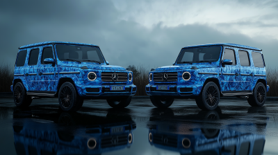 Two Mercedes G