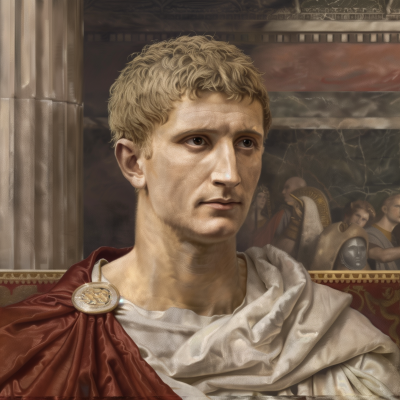 Roman Emperor Augustus Portrait