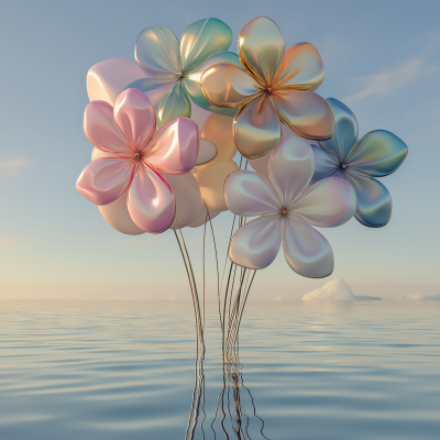 Surreal Balloon Flowers