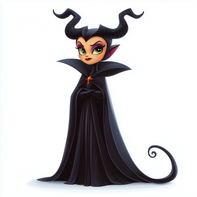 Maleficent Cartoon Drawing