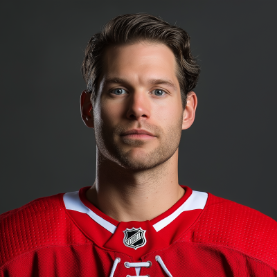 Hockey Player Mugshot