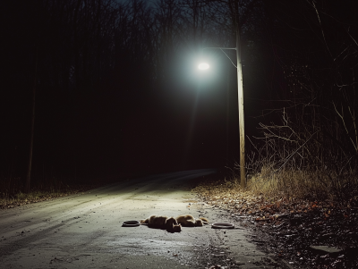 Abandoned Road in the Woods