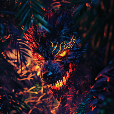 Neon Lycanthropic Jungle