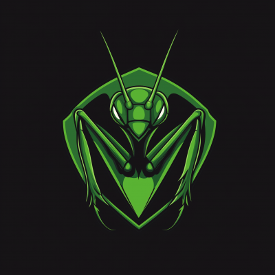 Preying Mantis Soccer Team Logo