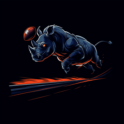 Rhino Leaping Logo