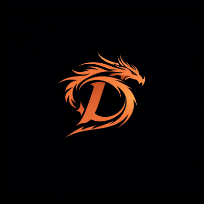 Minimalist Dragon Logo