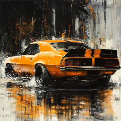 Muscle Car Subscribe Text