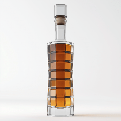 Geometric Whisky Bottle