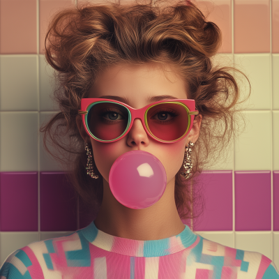 80’s Style Portrait