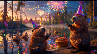 Beaver Birthday Party