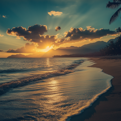 Golden Hour at the Beach