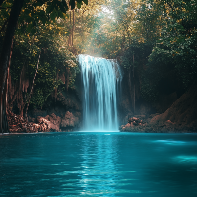 Blue Waterfall