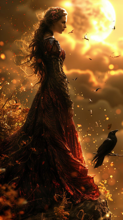 The Morrigan, Crow Queen Goddess