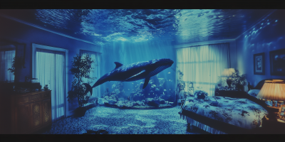 Whale in Aquarium