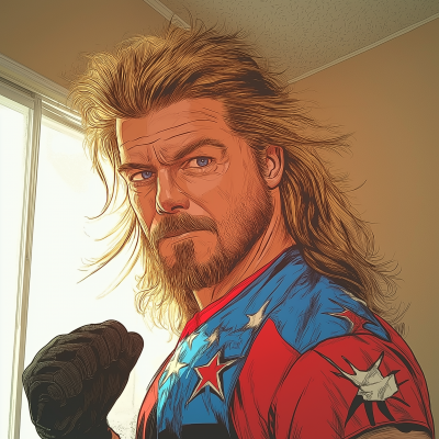 Joe Dirt Comic Card Art