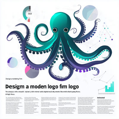 Modern Octopus Logo Design