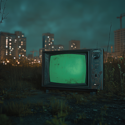 Chroma Key TV in Post-Soviet City