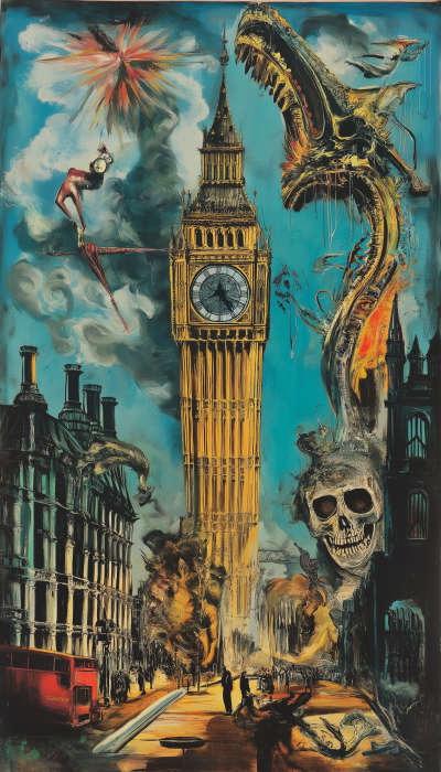 London by Salvador Dali