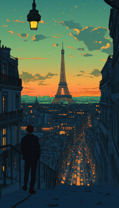 Paris by Moebius