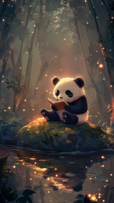 Tranquil Forest Panda