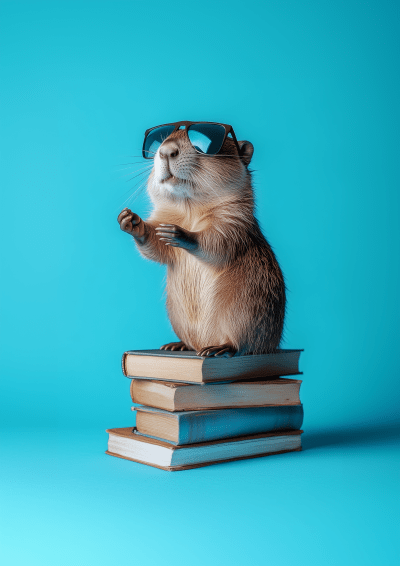 Dancing Beaver on Books