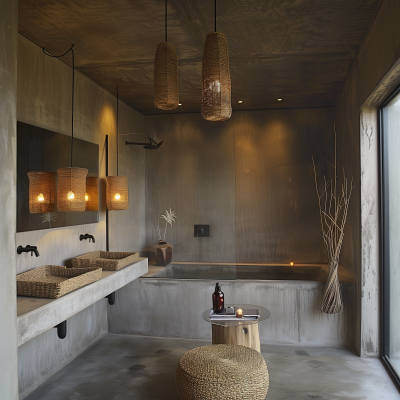 Modern Contemporary Bathroom in Botswana