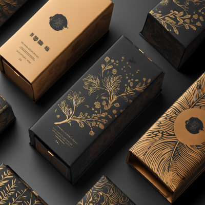 Luxury African Tea Brand Packaging