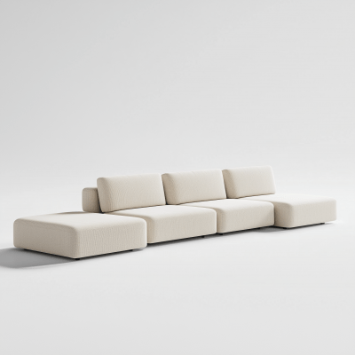 Minimal White Sofa