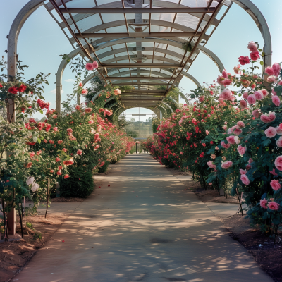 Large Scale Rose Gardens in Botswana