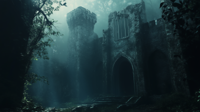 Dark Medieval Castle Fantasy