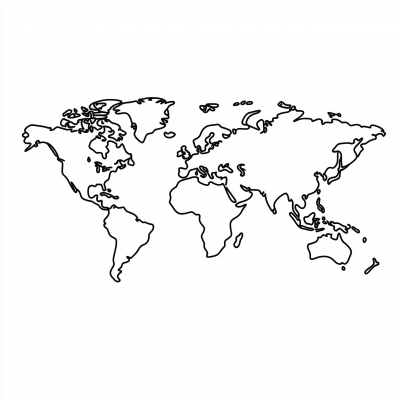 World Map Icon