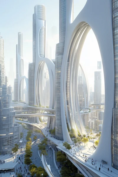 Futuristic City Centre